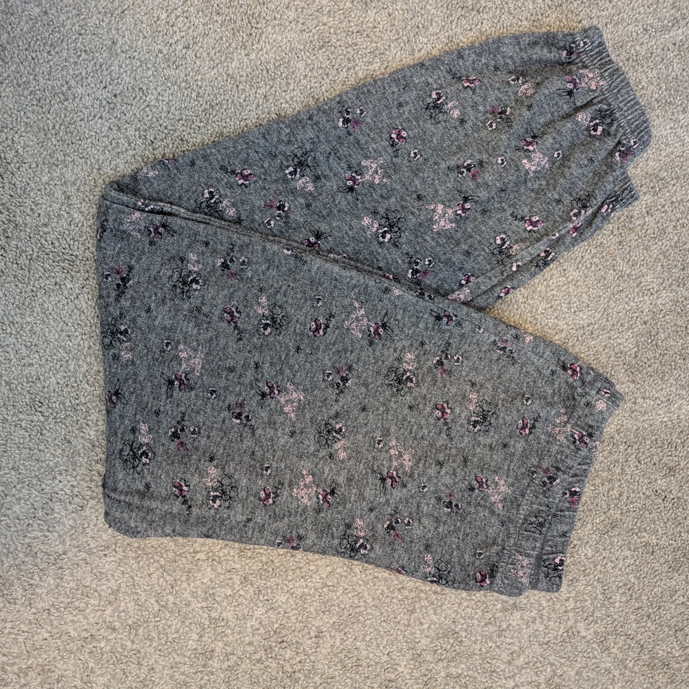 3 For 18 Adore Me Gray Floral Joggers - Picture 4 of 6